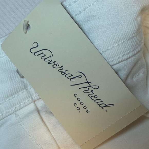 Universal Thread Women's High-Rise Sailor Denim Shorts Quiet Luxury Beach Shorts - Picture 3 of 15